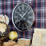 Orologio da parete in alluminio cromato London