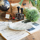 Piatto in fusione di alluminio Elm Tree set di 4