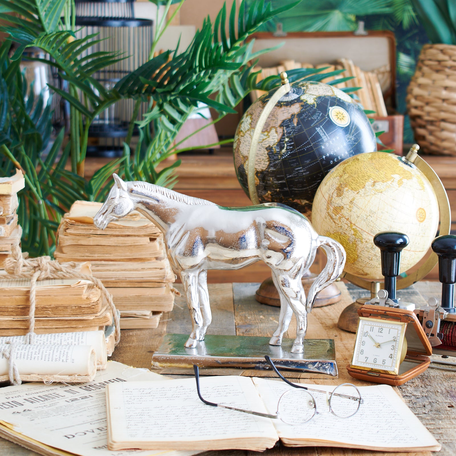 Oggetto decorativo in fusione di alluminio Horse - OrchideaMilano1981