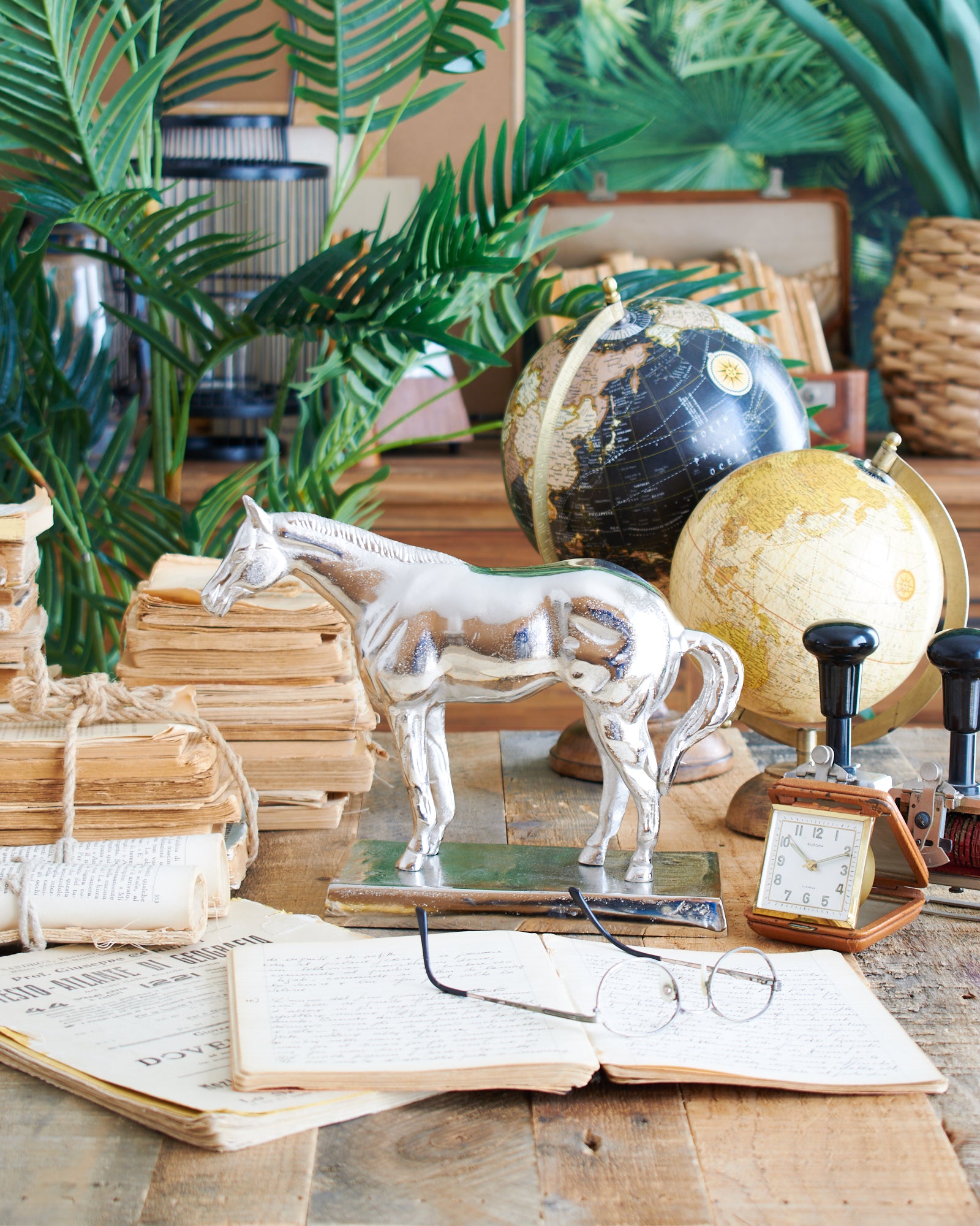 Oggetto decorativo in fusione di alluminio Horse - OrchideaMilano1981