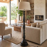 Lanzarote-Stehlampe aus Holz