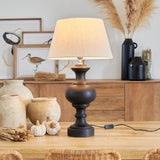 Lampada da tavolo in legno Hannover