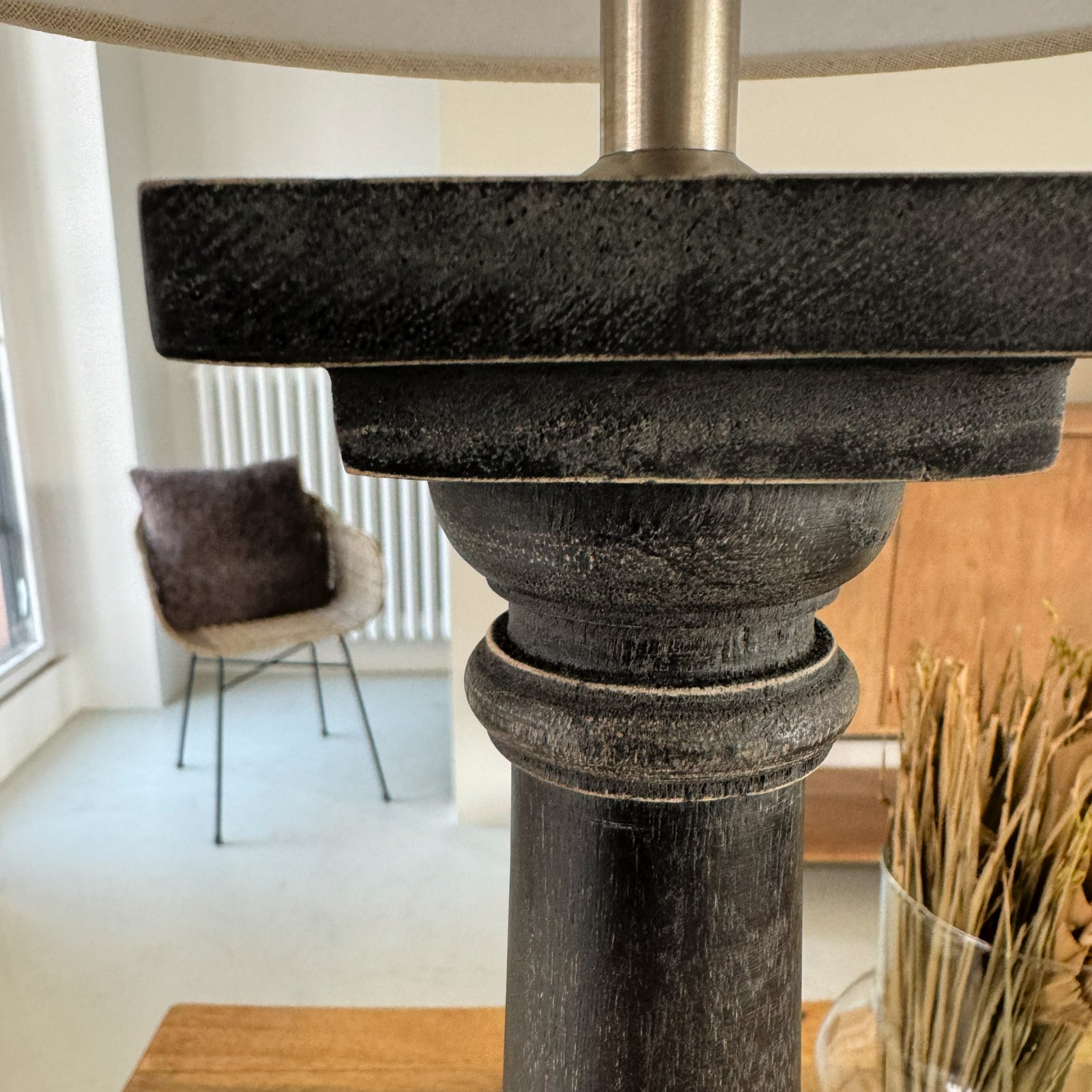 Lampada da tavolo in legno Chicago - OrchideaMilano1981