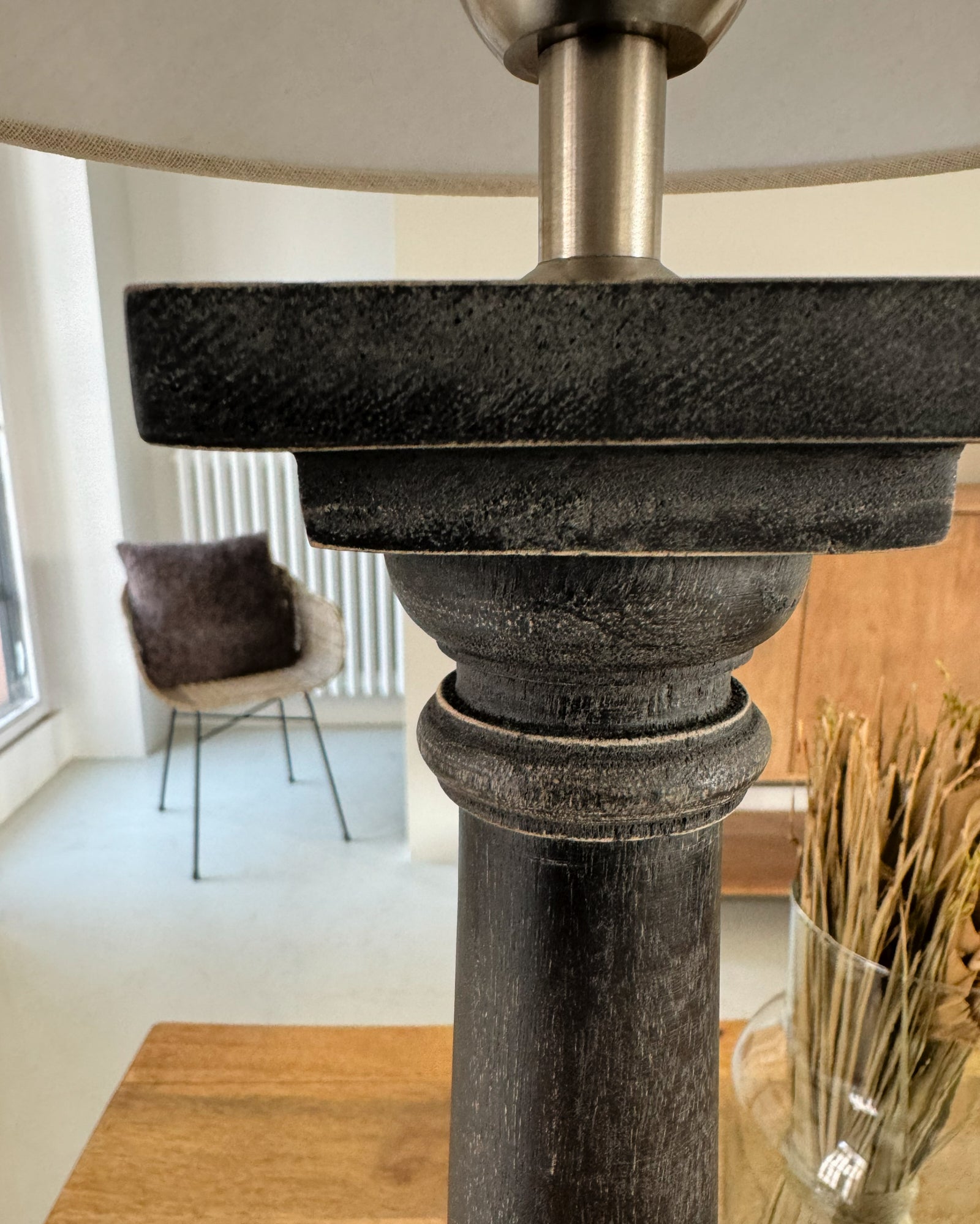 Lampada da tavolo in legno Chicago - OrchideaMilano1981