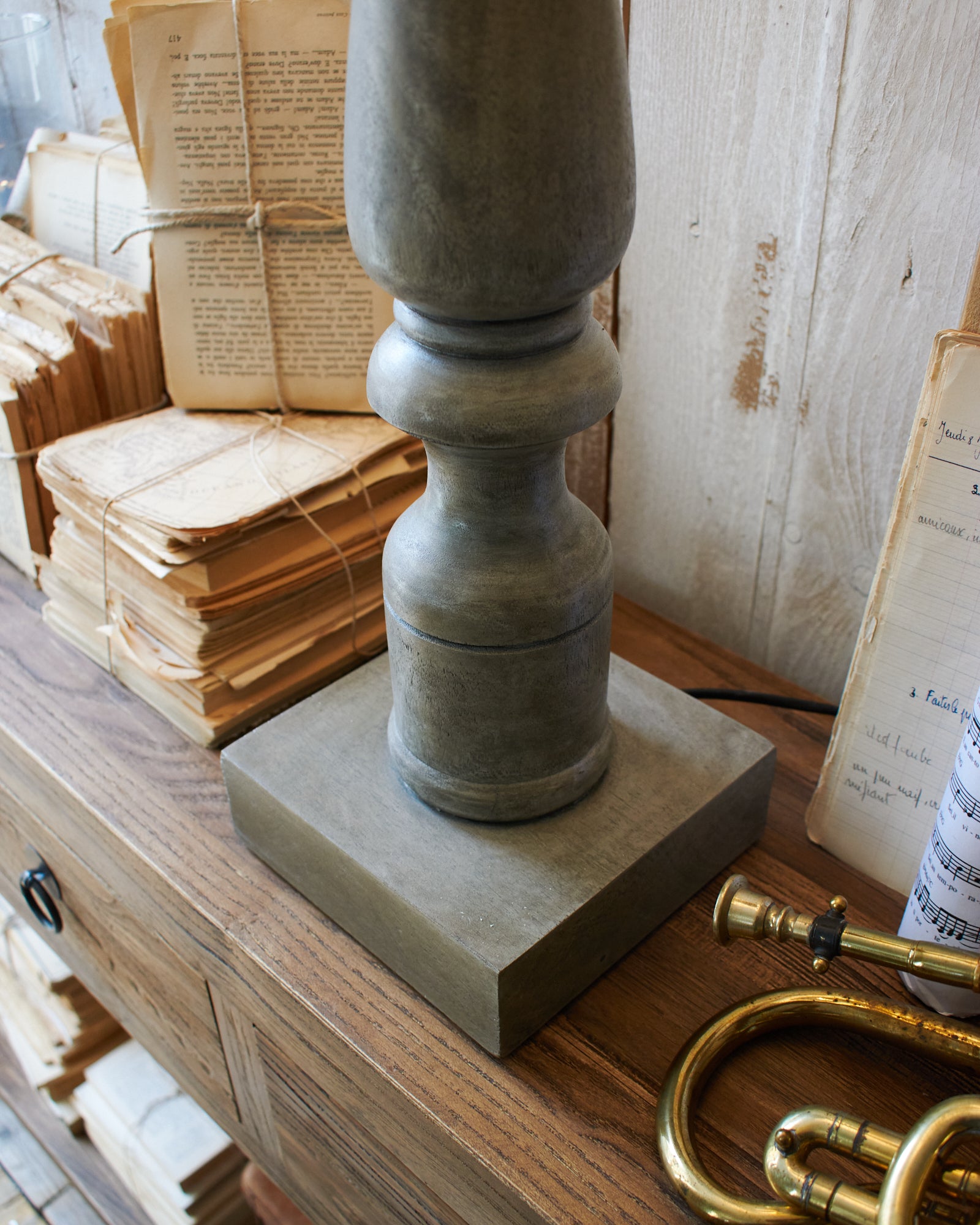 Lampada da tavolo in legno Blois - OrchideaMilano1981