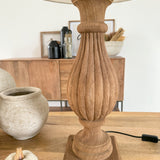 Lampada da tavolo in legno Donoussa