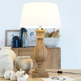 Lampada da tavolo in legno Donoussa