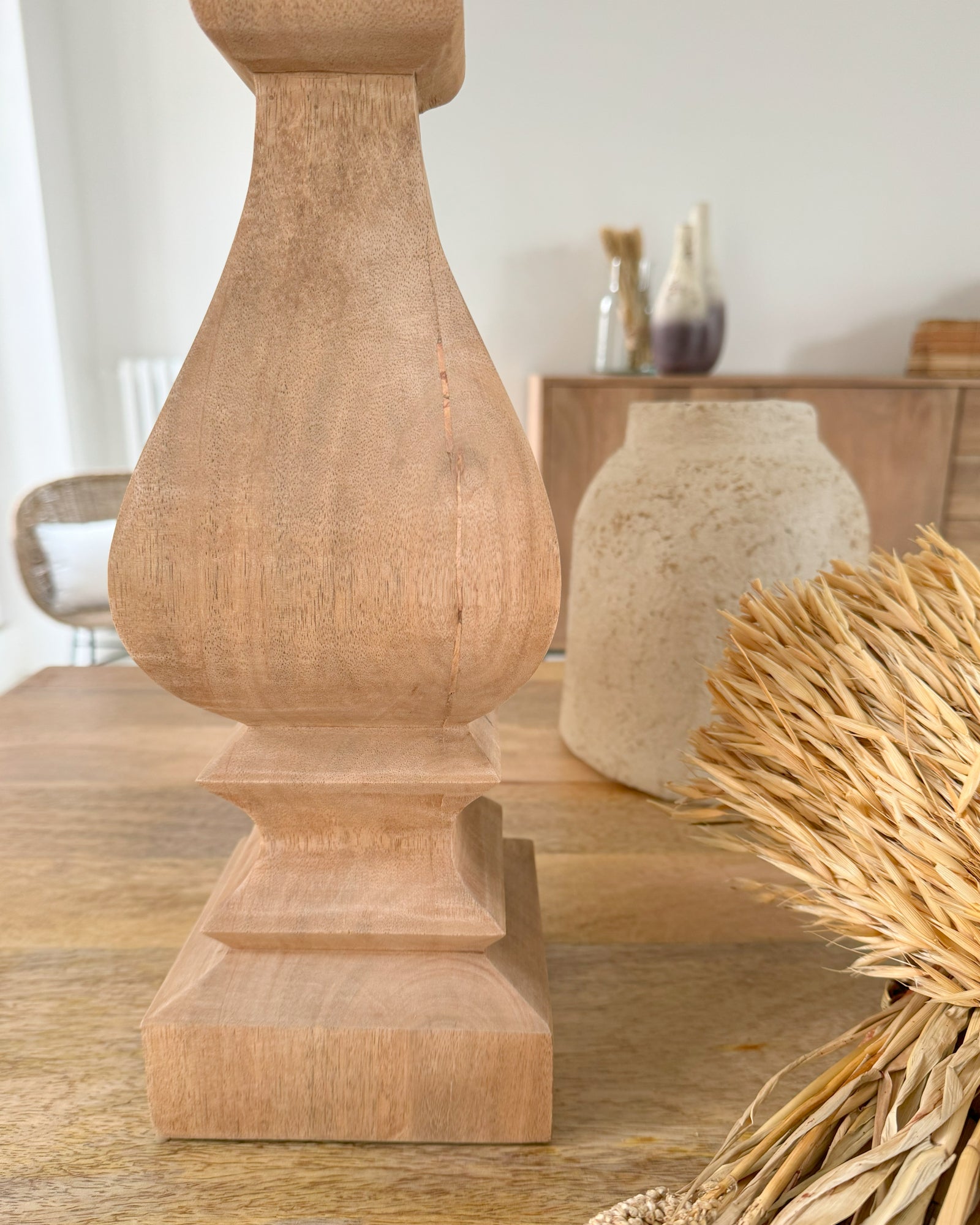 Lampada da tavolo in legno Kos - OrchideaMilano1981