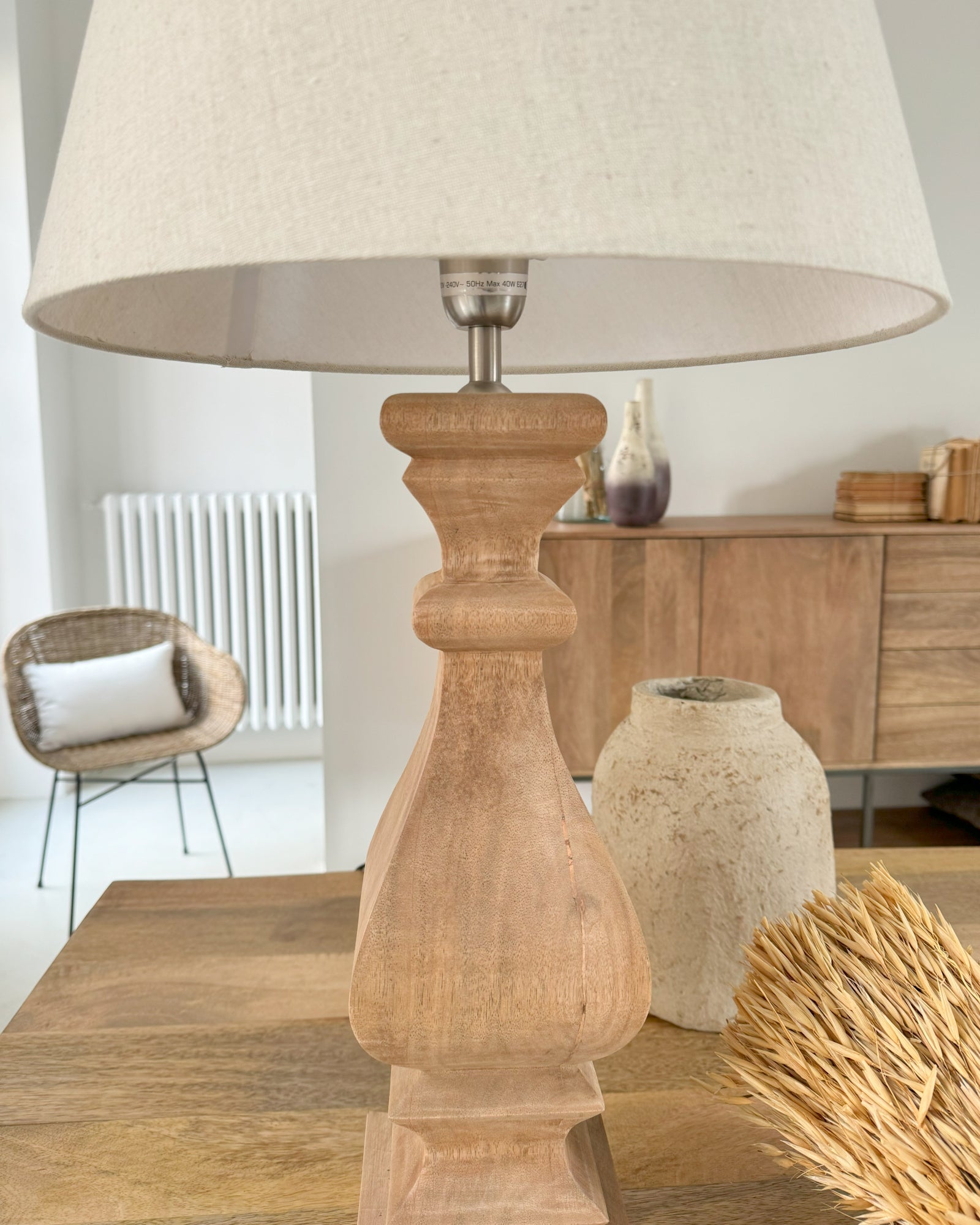 Lampada da tavolo in legno Kos - OrchideaMilano1981