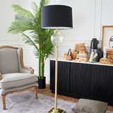 Pigalle metal and glass floor lamp