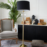 Pigalle metal and glass floor lamp