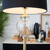 Pigalle metal and glass floor lamp