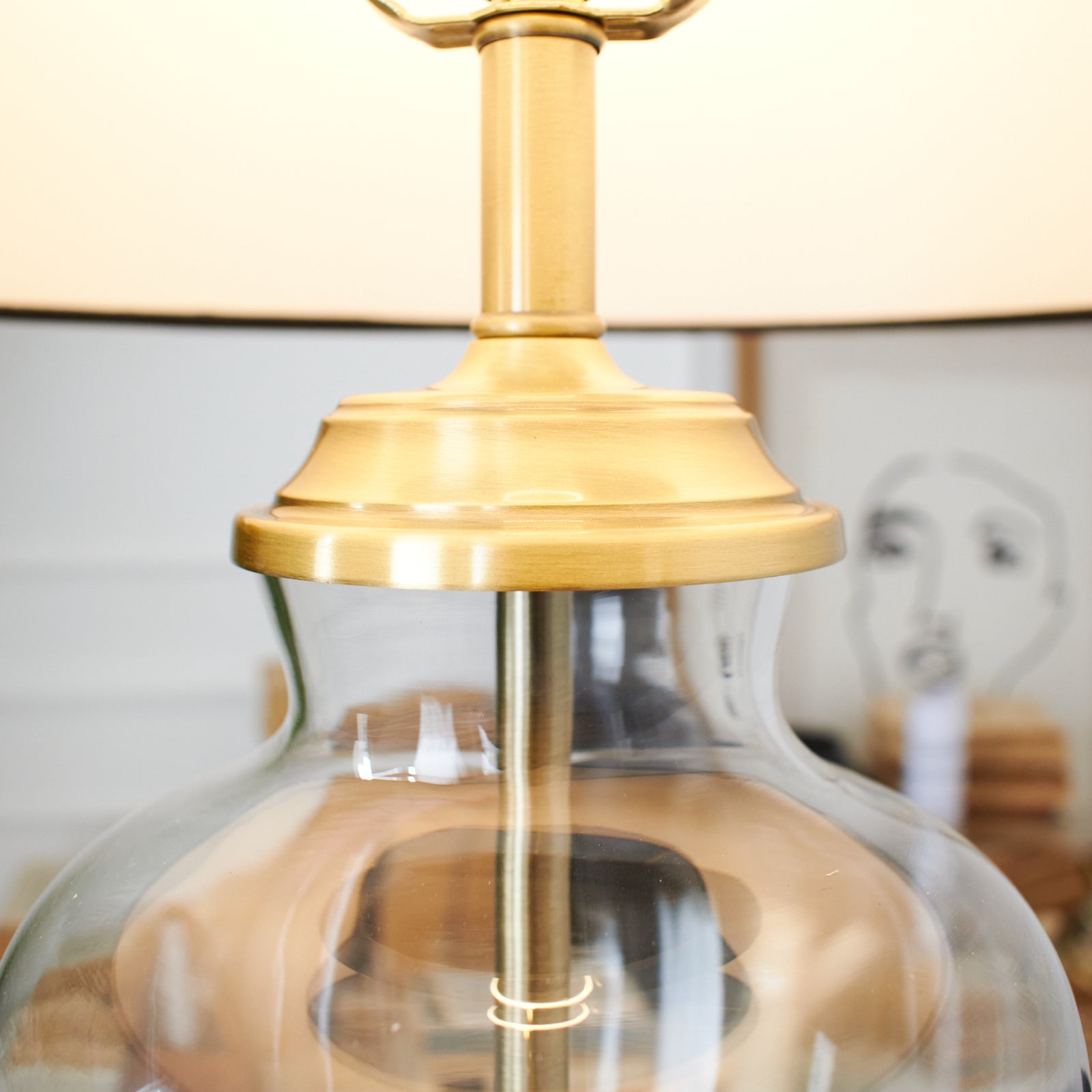 Lampada da terra in metallo e vetro Pigalle - OrchideaMilano1981