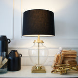 Pigalle metal and glass table lamp