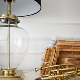 Pigalle metal and glass table lamp