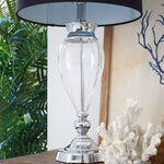 Lampada da tavolo in metallo e vetro Garnier - OrchideaMilano1981