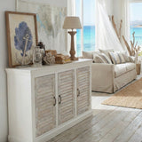 Credenza in legno massello Anguilla 140 cm