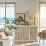 Credenza in legno massello Anguilla 140 cm