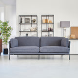 3-seater sofa in Madison Avenue bouclé fabric 220 cm