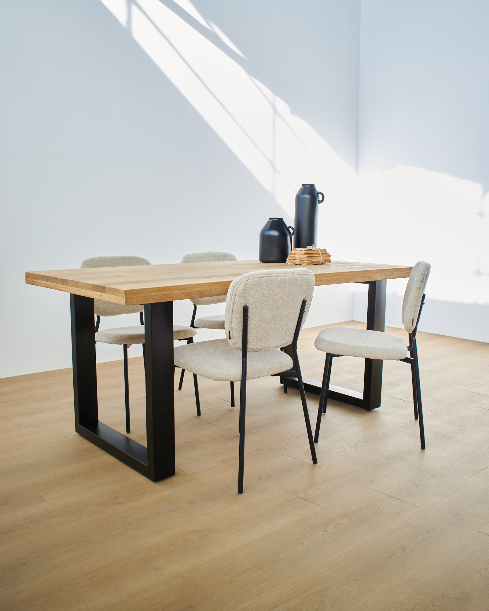 Tavolo in legno e ferro Fresno Small 180 cm - OrchideaMilano1981