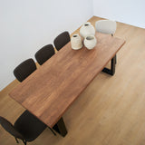 Tavolo in legno e ferro Denver Medium 200 cm