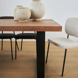 Tavolo in legno e ferro Denver Medium 200 cm