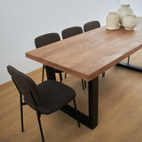 Tavolo in legno e ferro Denver Medium 200 cm