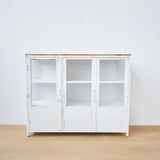 Credenza in ferro e vetro Antibes 121 cm - OrchideaMilano1981