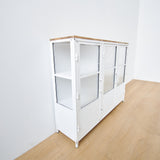 Credenza in ferro e vetro Antibes 121 cm - OrchideaMilano1981