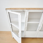 Credenza in ferro e vetro Antibes 121 cm - OrchideaMilano1981