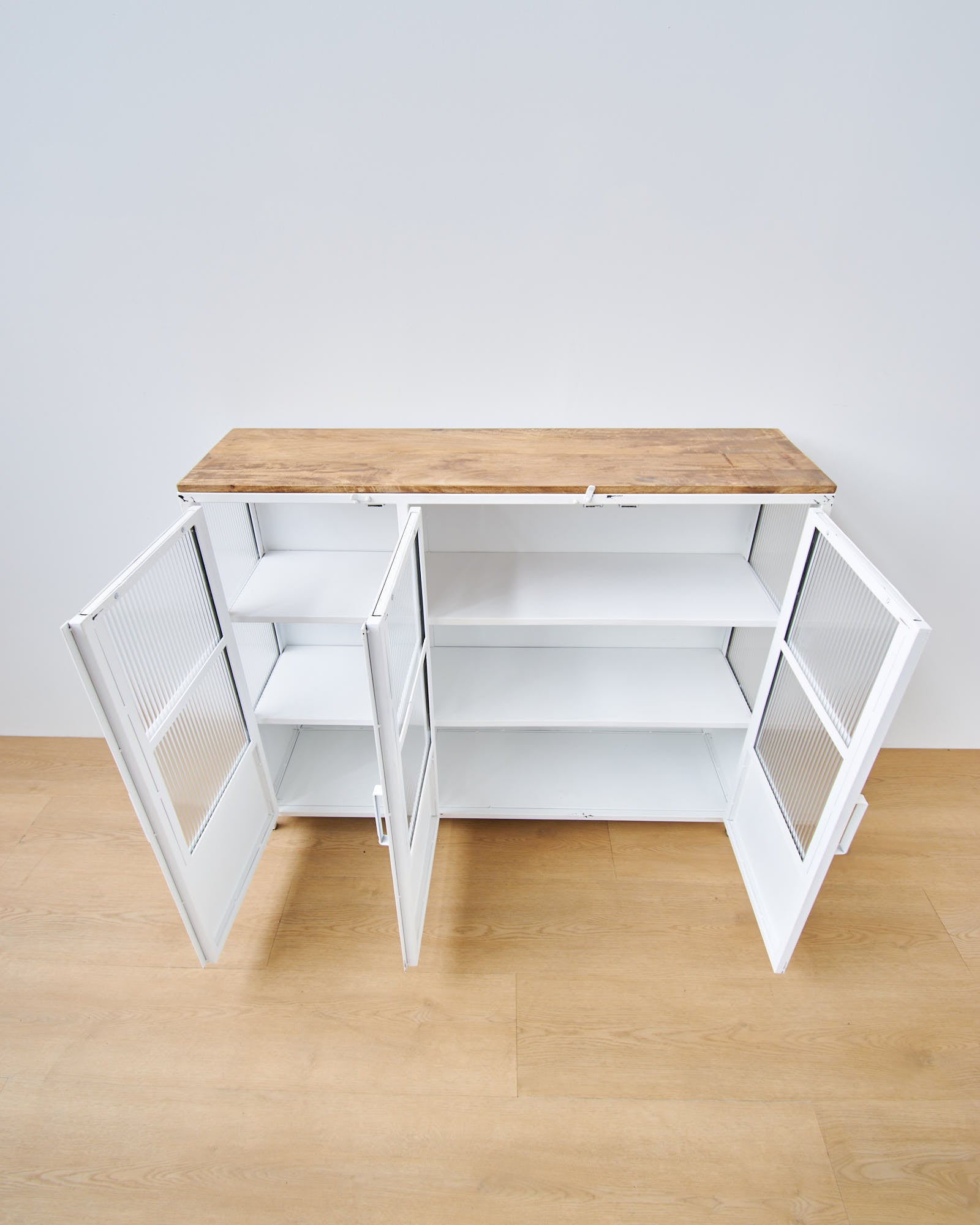 Credenza in ferro e vetro Antibes 121 cm - OrchideaMilano1981