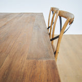 Tavolo in legno e ferro Rotterdam 200 cm - OrchideaMilano1981