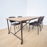 Tavolo in legno e ferro Rotterdam 200 cm - OrchideaMilano1981