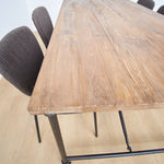 Tavolo in legno e ferro Rotterdam 200 cm - OrchideaMilano1981