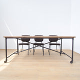 Tavolo in legno e ferro Rotterdam 200 cm - OrchideaMilano1981