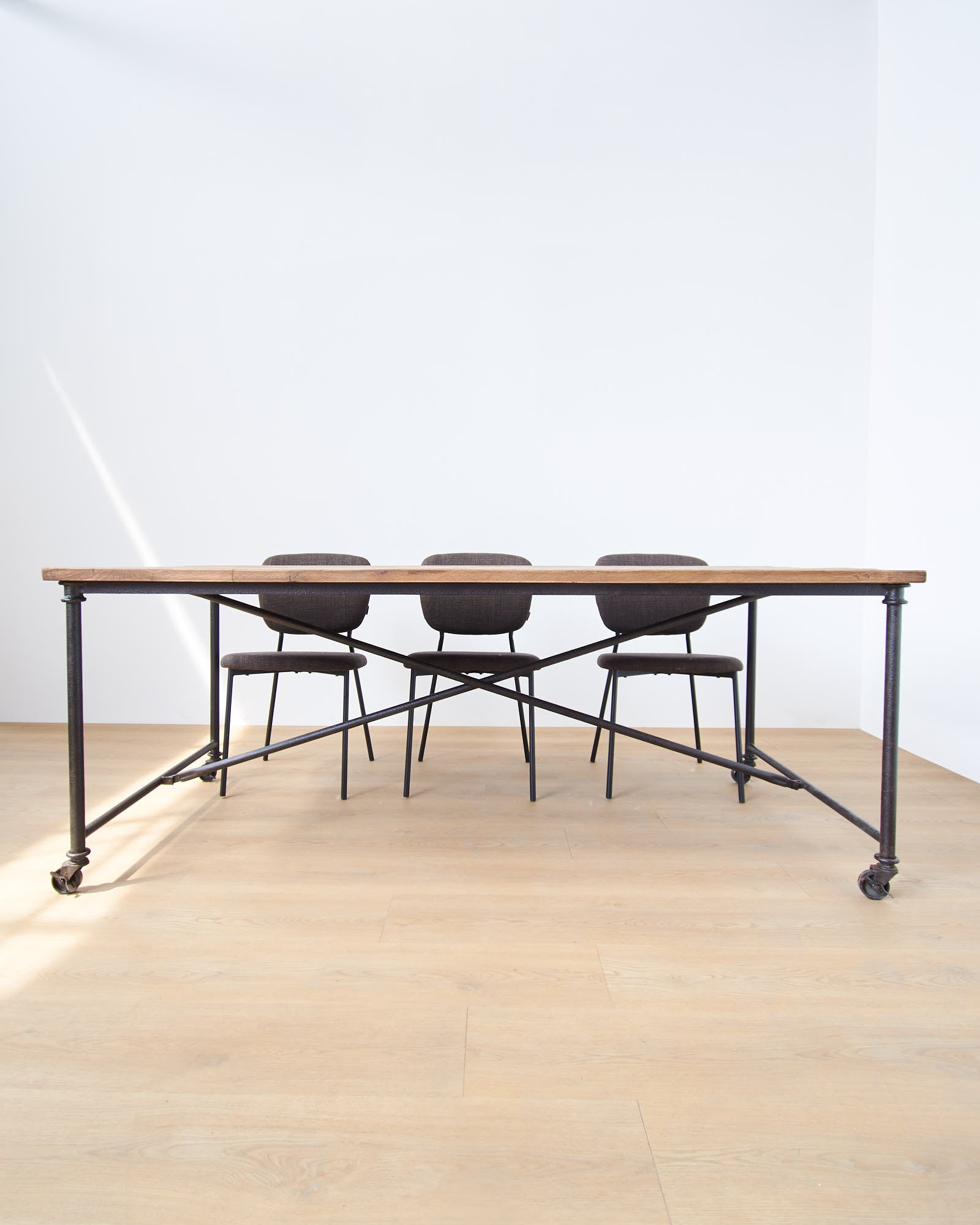 Tavolo in legno e ferro Rotterdam 200 cm - OrchideaMilano1981