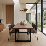 Denver Medium 200cm Wood and Iron Table