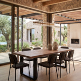 Denver Medium 200cm Wood and Iron Table