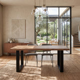 Tavolo in legno e ferro Denver Small 180 cm - OrchideaMilano1981