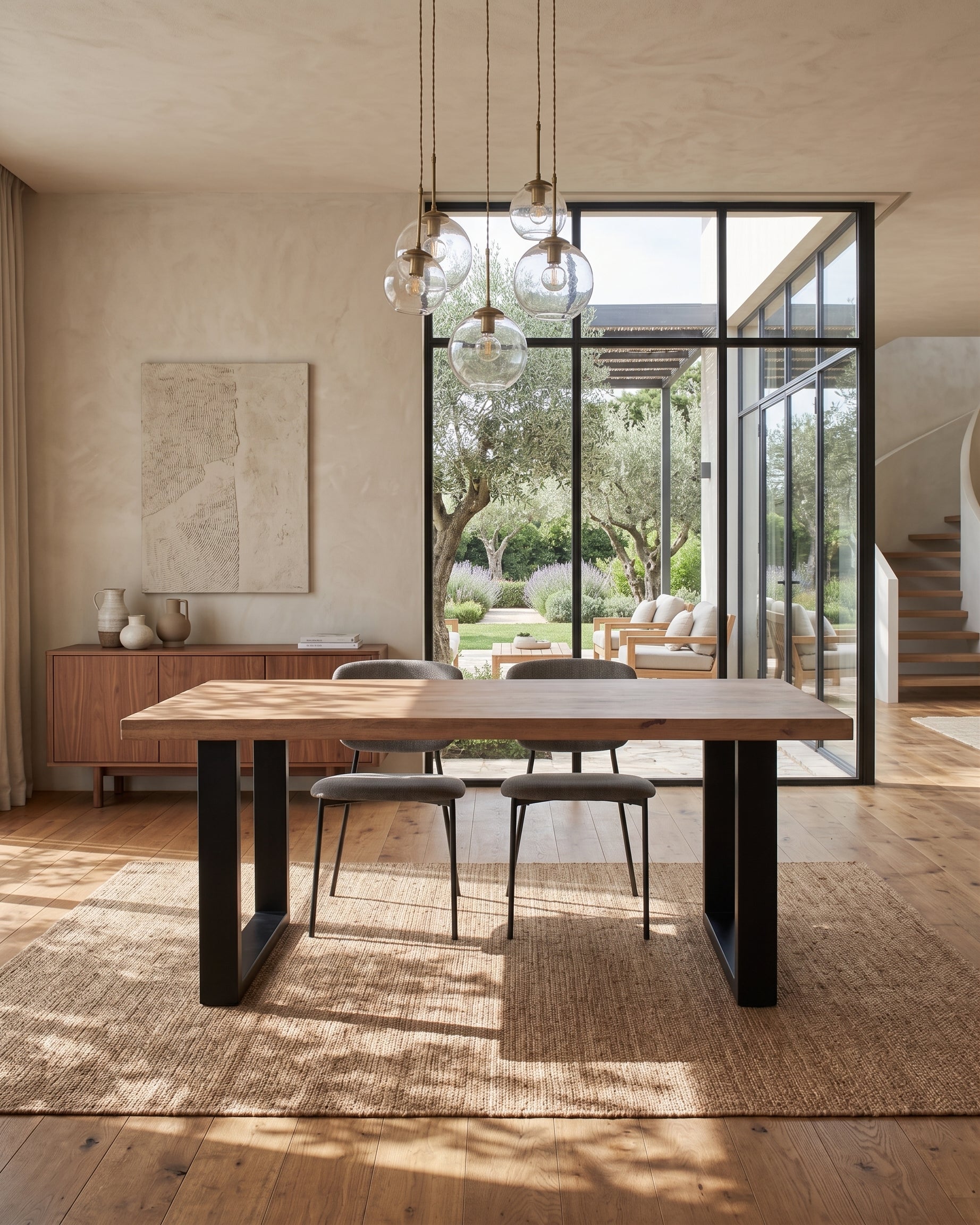 Tavolo in legno e ferro Denver Small 180 cm - OrchideaMilano1981