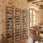 Scaffale in ferro portabottiglie Enoteca 38 cm - OrchideaMilano1981