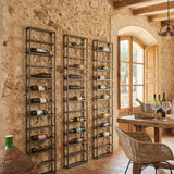 Scaffale in ferro portabottiglie Enoteca 38 cm - OrchideaMilano1981