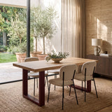Tavolo in legno e ferro France Burgundy 180 cm