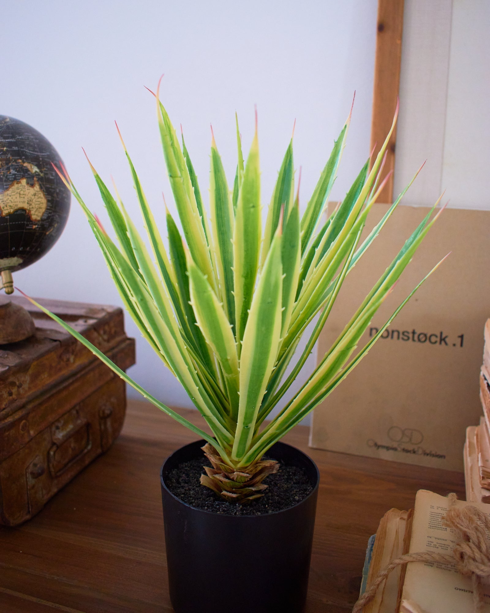 Agave artificiale con vaso Utah - OrchideaMilano1981