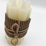 CANDELE IVORY PACCHETTI DA 7  PEZZI 4 - OrchideaMilano1981