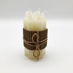 CANDELE IVORY PACCHETTI DA 7  PEZZI 4 - OrchideaMilano1981