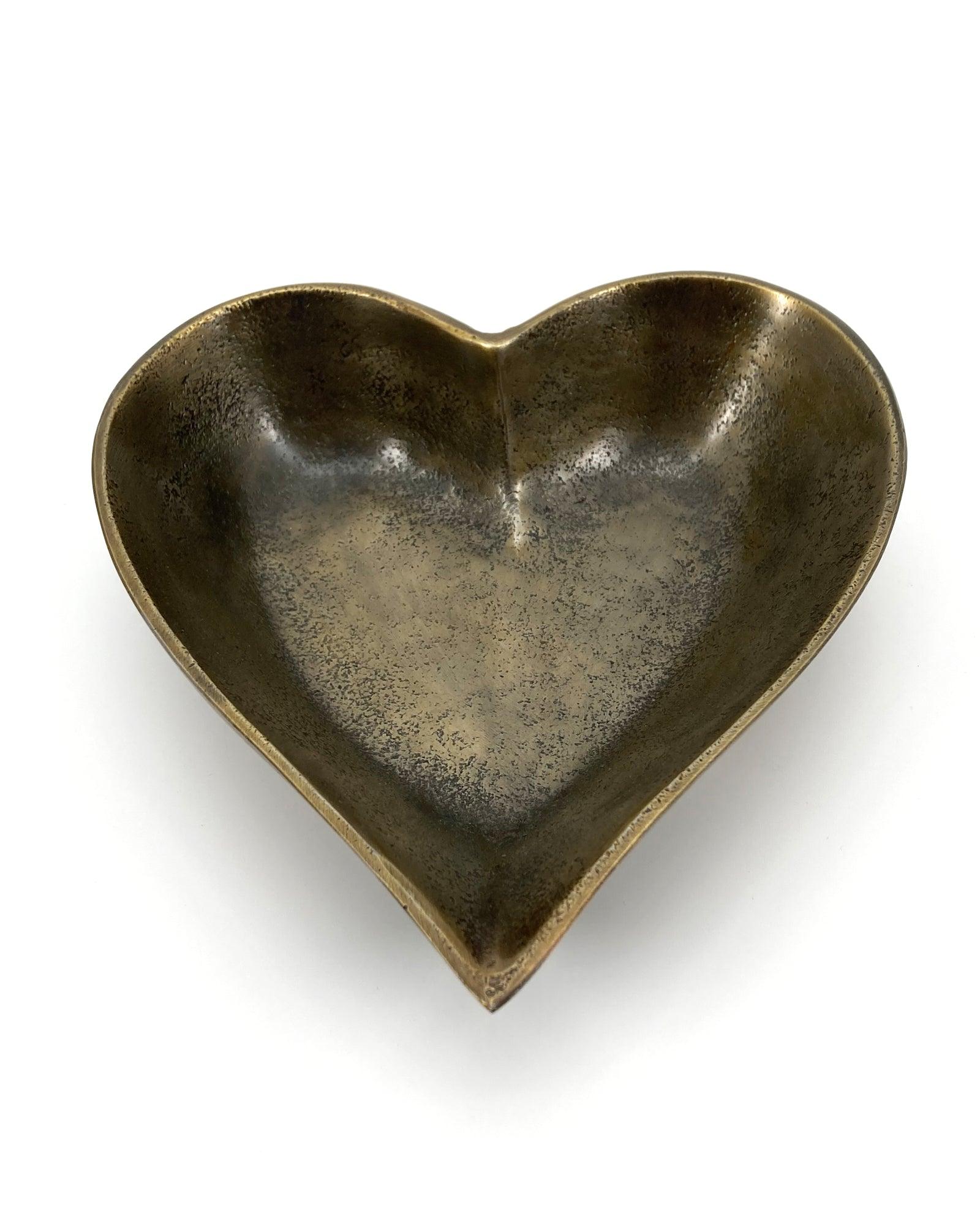 CIOTOLA HEART BRASS ANTIQUE - OrchideaMilano1981