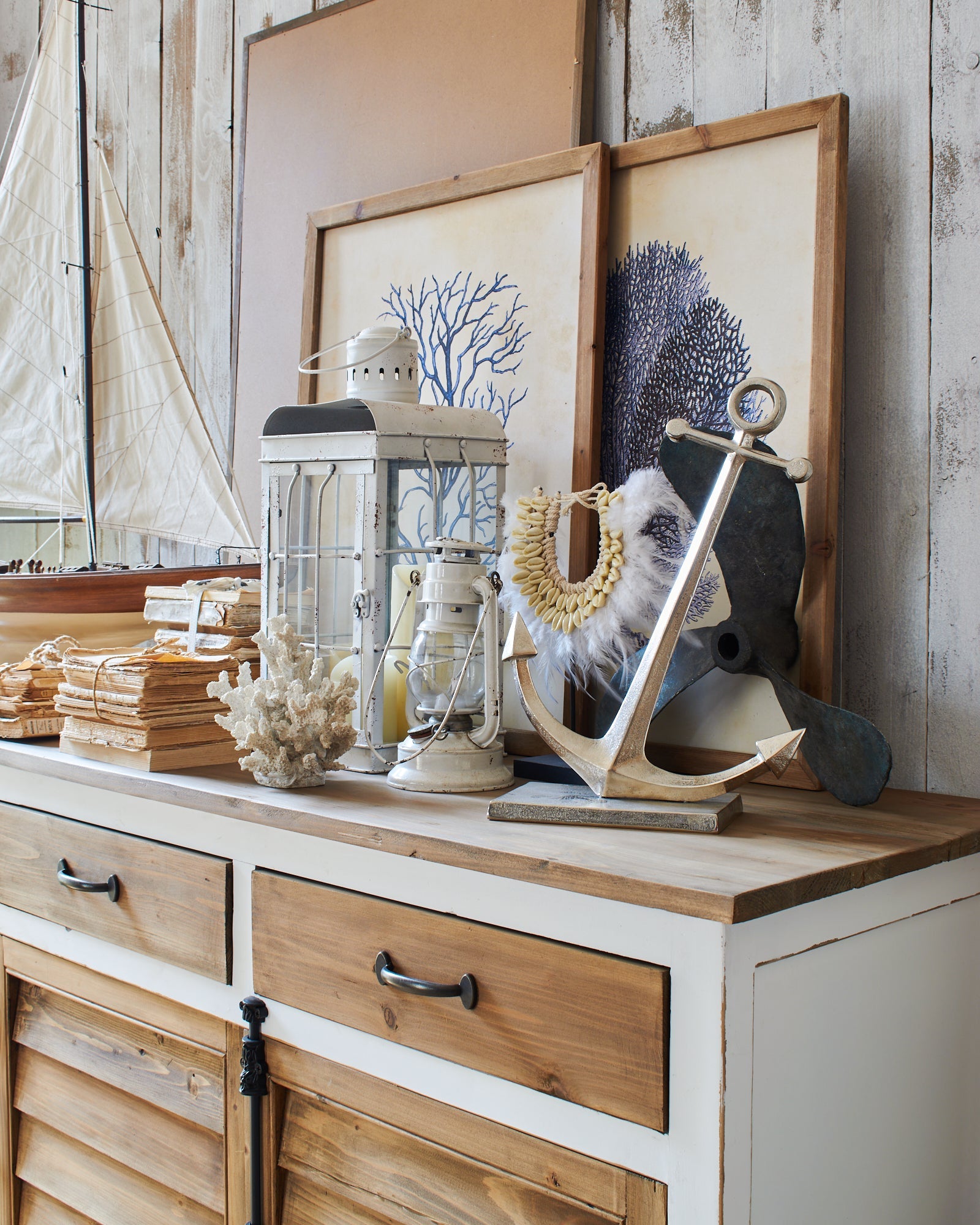 Credenza 3 ante e 3 cassetti in legno St. Barth - OrchideaMilano1981