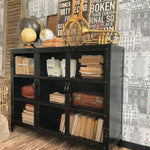 Credenza 3 ante in ferro Antique Black - OrchideaMilano1981