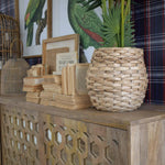 Credenza in legno e specchio a 3 ante scorrevoli Modern Light 175 cm - OrchideaMilano1981